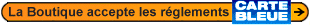Boutique paiement CB, Cheques, Virements
